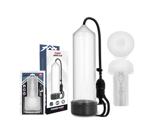 PUMP ADDICTED - RX5 TRANSPARENT WITH MASTURBATOR
