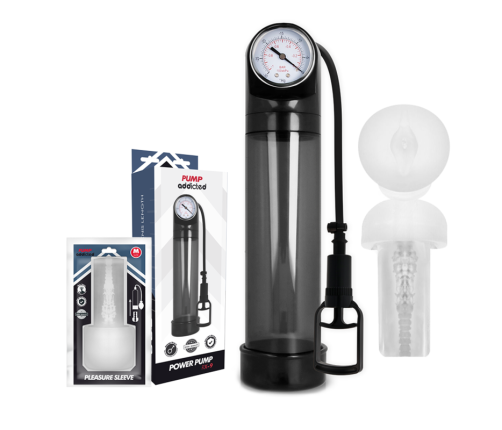 PUMP ADDICTED - RX9 BLACK WITH MASTURBATOR