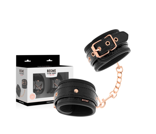 BEGME -  BLACK EDITION PREMIUM HANDCUFFS WITH NEOPRENE LINING