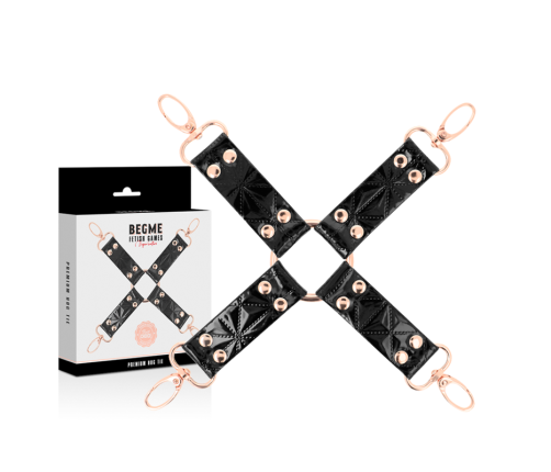 BEGME - BLACK EDITION VEGAN LEATHER HOG TIE