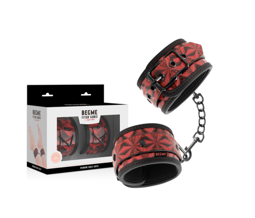 BEGME - RED EDITION PREMIUM ANKLE CUFFS WITH NEOPRENE LINING
