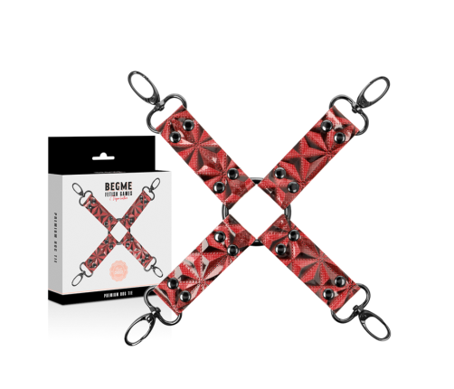 BEGME - RED EDITION PREMIUM VEGAN LEATHER HOG TIE