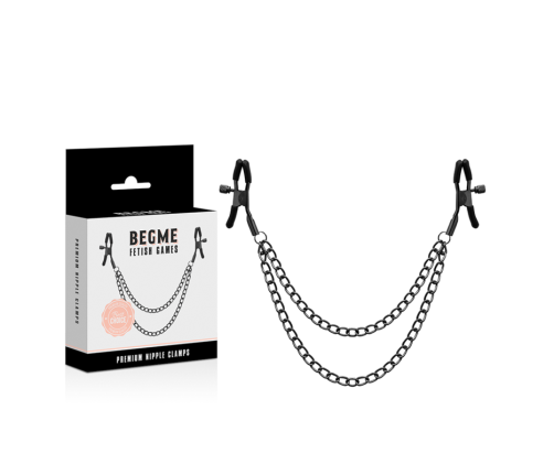 BEGME - RED EDITION NIPPLE CLIPS WITH CHAIN