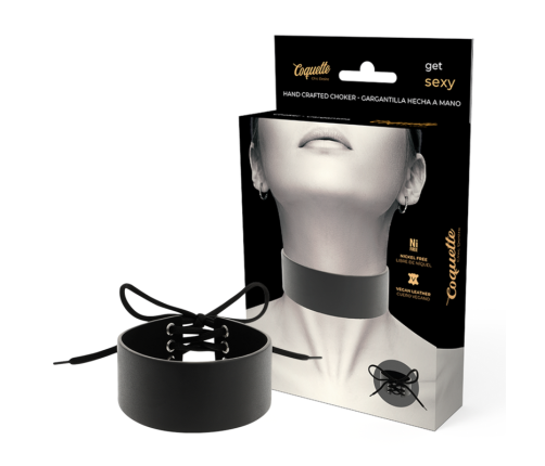 COQUETTE CHIC DESIRE - VEGAN LEATHER CHOKER