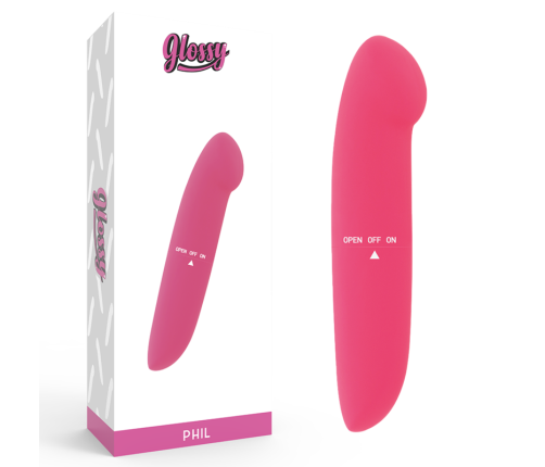 GLOSSY - PHIL VIBRATOR PINK