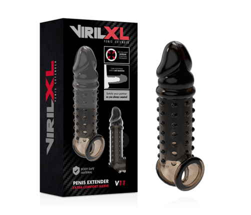 VIRILXL - PENIS EXTENSION AND SHEATH V11 BLACK