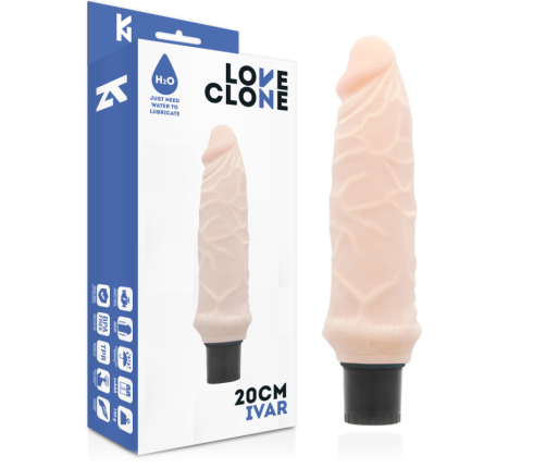 LOVECLONE - IVAR SELF LUBRICATION VIBRATOR 20 CM -O- 3.7 CM