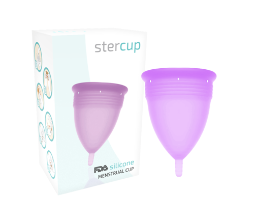 STERCUP - FDA SILICONE MENSTRUAL CUP VIOLET - SIZE L