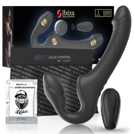 IBIZA - STRAPLESS VIBRATOR WITH REMOTE CONTROL PUSH BUTTON IBIZA - STRAPLESS VIBRATOR WITH REMOTE CONTROL PUSH BUTTON