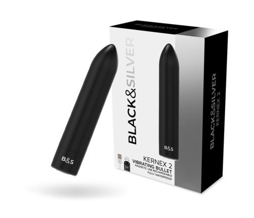 BLACK&SILVER - BALA MAGNETICA VIBRADORA KERNEX 2 NEGRO