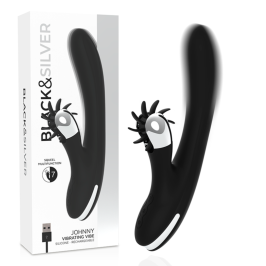 BLACK&SILVER - BUNNY JOHNNY VIBRATING VIBE BLACK&SILVER - BUNNY JOHNNY VIBRATING VIBE