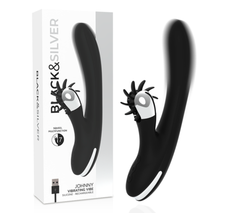 BLACK&SILVER - BUNNY JOHNNY VIBRATING VIBE