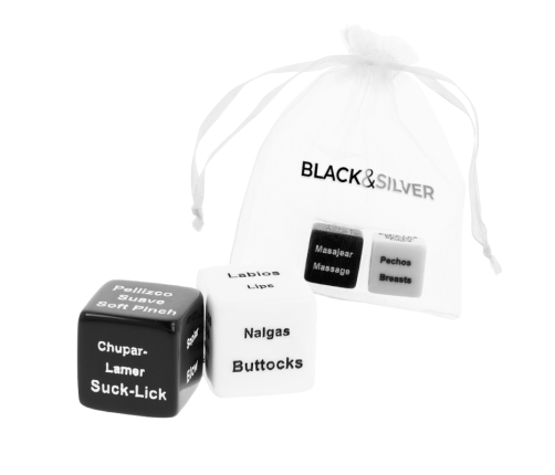BLACK&SILVER - DICE FOR COUPLES ES/EN