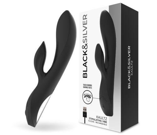 BLACK&SILVER - KAULTZ TOUCH CONTROL VIBRATOR