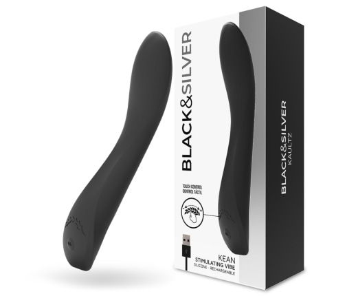 BLACK&SILVER - KEAN VIBRATOR TOUCH CONTROL