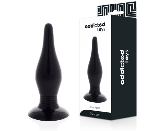 ADDICTED TOYS - ANAL PLUG 14.5 CM BLACK