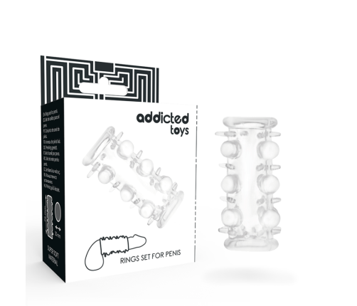 ADDICTED TOYS - PENIS SLEEVE CLEAR