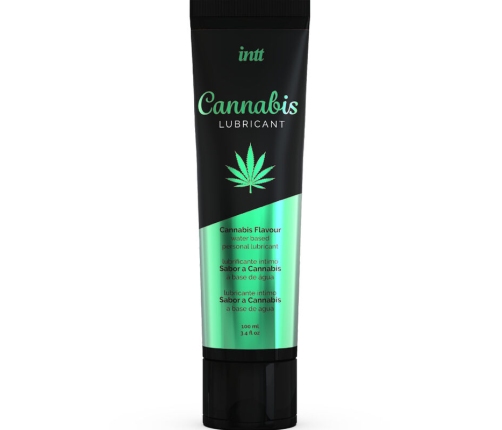 INTT LUBRICANTS - WATER-BASED INTIMATE LUBRICANT WITH CANNABIS FLAVOR