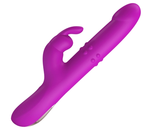 PRETTY LOVE - REESE VIBRADOR CON ROTACIÓN MORADO