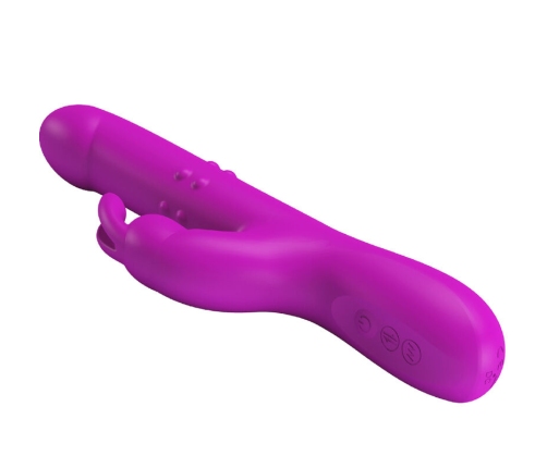PRETTY LOVE - REESE VIBRADOR CON ROTACIÓN MORADO
