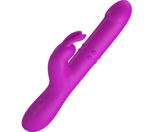 PRETTY LOVE - REESE VIBRADOR CON ROTACIÓN MORADO