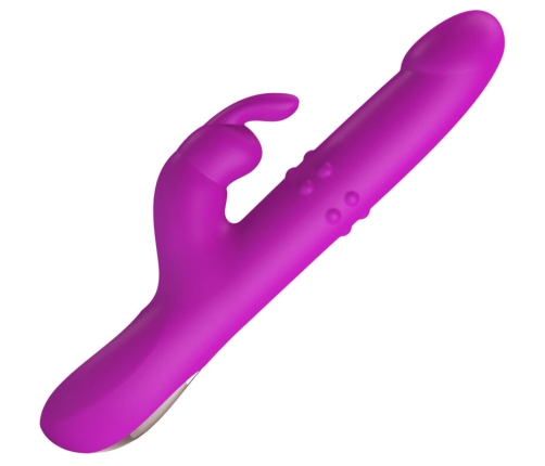 PRETTY LOVE - REESE VIBRADOR CON ROTACIÓN MORADO