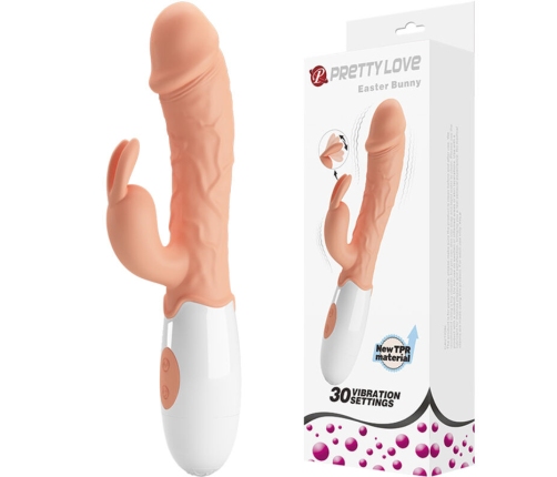 PRETTY LOVE - EASTER BUNNY VIBRATOR WITH STIMULATOR