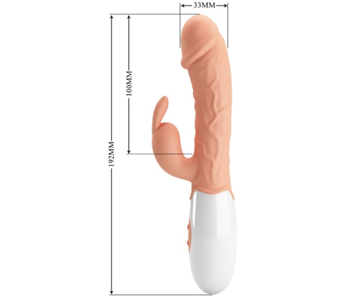 PRETTY LOVE - EASTER BUNNY VIBRATOR WITH STIMULATOR