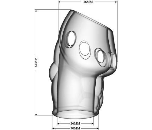 PRETTY LOVE - OSCAR TRANSPARENT PENIS THICKER