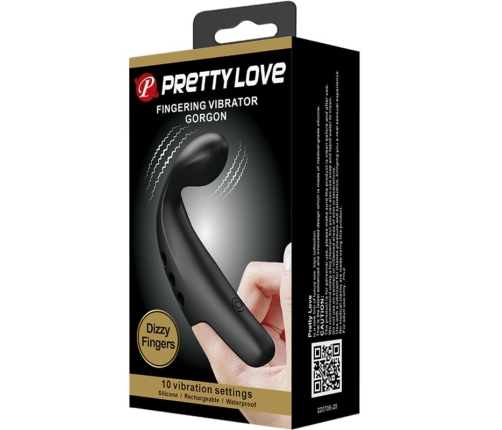 PRETTY LOVE - DEDAL VIBRADOR GORGON NEGRO