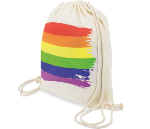 PRIDE - COTTON LGBT FLAG BACKPACK