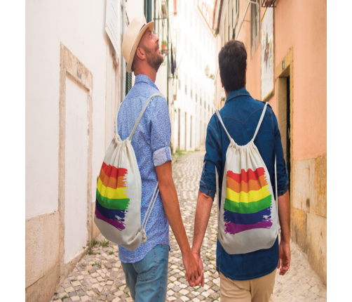 PRIDE - COTTON LGBT FLAG BACKPACK