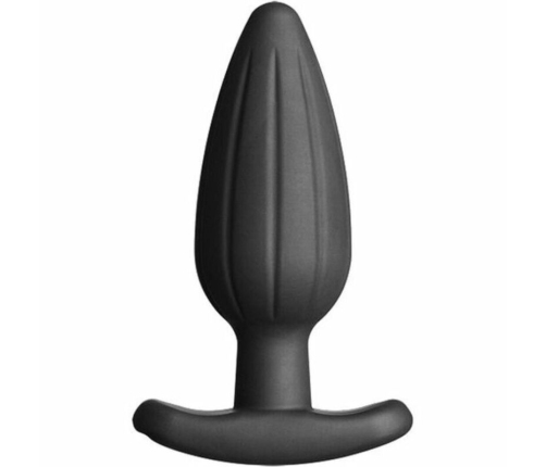 ELECTRASTIM - SILICONE BLACK ROCKER BUTT PLUG LARGE