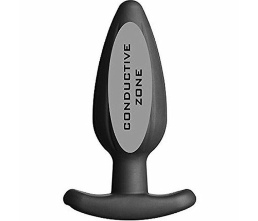 ELECTRASTIM - SILICONE BLACK ROCKER BUTT PLUG LARGE