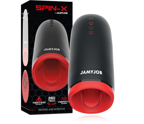 JAMYJOB - SPIN-X HEATING AND ROTATION MASTURBATOR