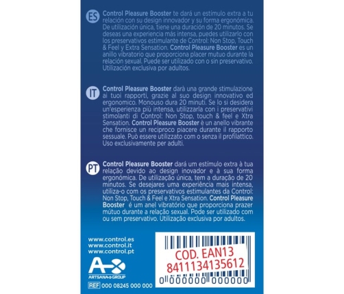 CONTROL - PLEASURE BOOSTER VIBRATOR RING