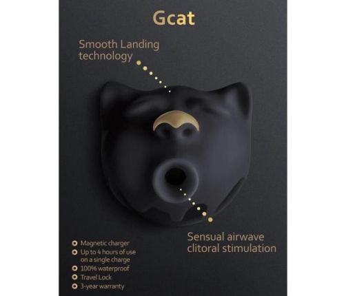 G-VIBE - GCAT MYSTIC CLITORAL SUCKER BLACK