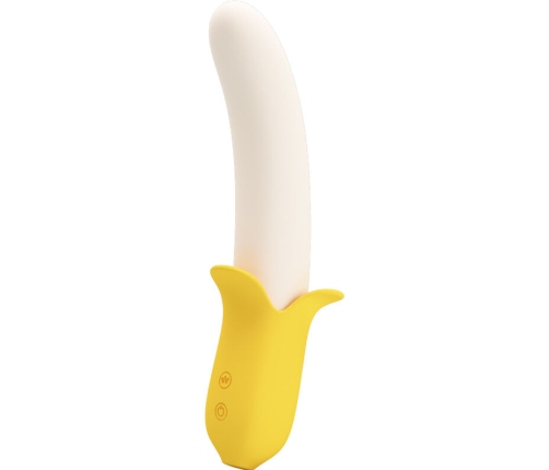 PRETTY LOVE - BANANA GEEK SUPER POWER 7 VIBRACIONES UP&DOWN SILICONA NEGRO