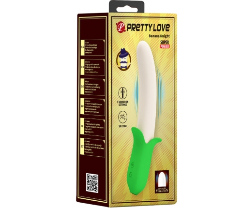 PRETTY LOVE - BANANA KNIGHT SUPER POWER 7 VIBRACIONES SILICONA