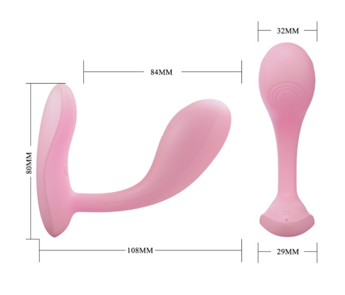 PRETTY LOVE - BAIRD G-SPOT 12 VIBRATIONS RECHARGEABLE PINK APP