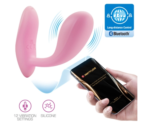 PRETTY LOVE - BAIRD G-SPOT 12 VIBRATIONS RECHARGEABLE PINK APP