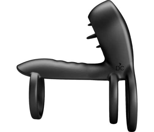 PRETTY LOVE - JAMMY PENIS SHEATH 12 VIBRATIONS WITH RECHARGEABLE SILICONE TONGUE