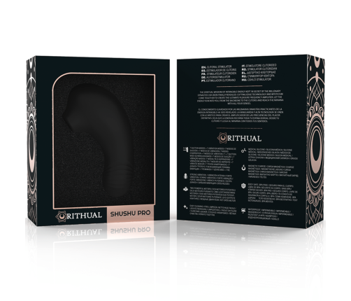 RITHUAL - SHUSHU PRO POCKET CLITORIS STIMULATOR 2 POWERFUL JET MOTORS