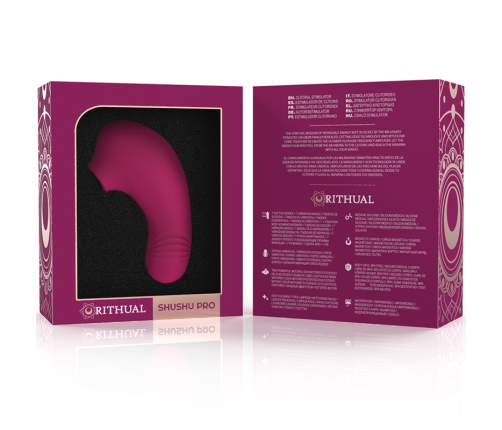RITHUAL - SHUSHU PRO POCKET CLITORIS STIMULATOR 2 POWERFUL ORCHID MOTORS