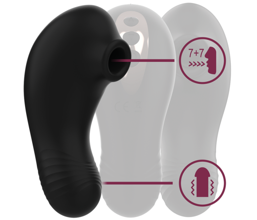 RITHUAL - SHUSHU PRO POCKET CLITORIS STIMULATOR 2 POWERFUL JET MOTORS