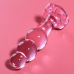 NEBULA SERIES BY IBIZA - MODEL 1 ANAL PLUG BOROSILICATE GLASS PINK 10.5 CM -O- 3 CM