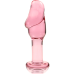 NEBULA SERIES BY IBIZA - MODEL 6 ANAL PLUG BOROSILICATE GLASS PINK 12.5 CM -O- 4 CM
