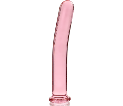 NEBULA SERIES BY IBIZA - MODEL 8 DILDO BOROSILICATE GLASS PINK 14.5 CM -O- 2 CM