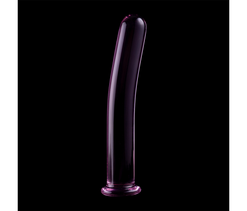 NEBULA SERIES BY IBIZA - MODEL 8 DILDO BOROSILICATE GLASS PINK 14.5 CM -O- 2 CM
