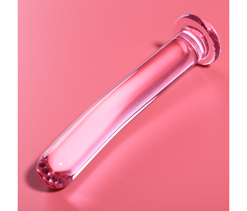 NEBULA SERIES BY IBIZA - MODEL 9 DILDO BOROSILICATE GLASS PINK 15.5 CM -O- 2.5 CM